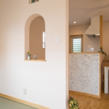 神奈川県中郡|塗り壁に木の温もりあふれる家。施工例022